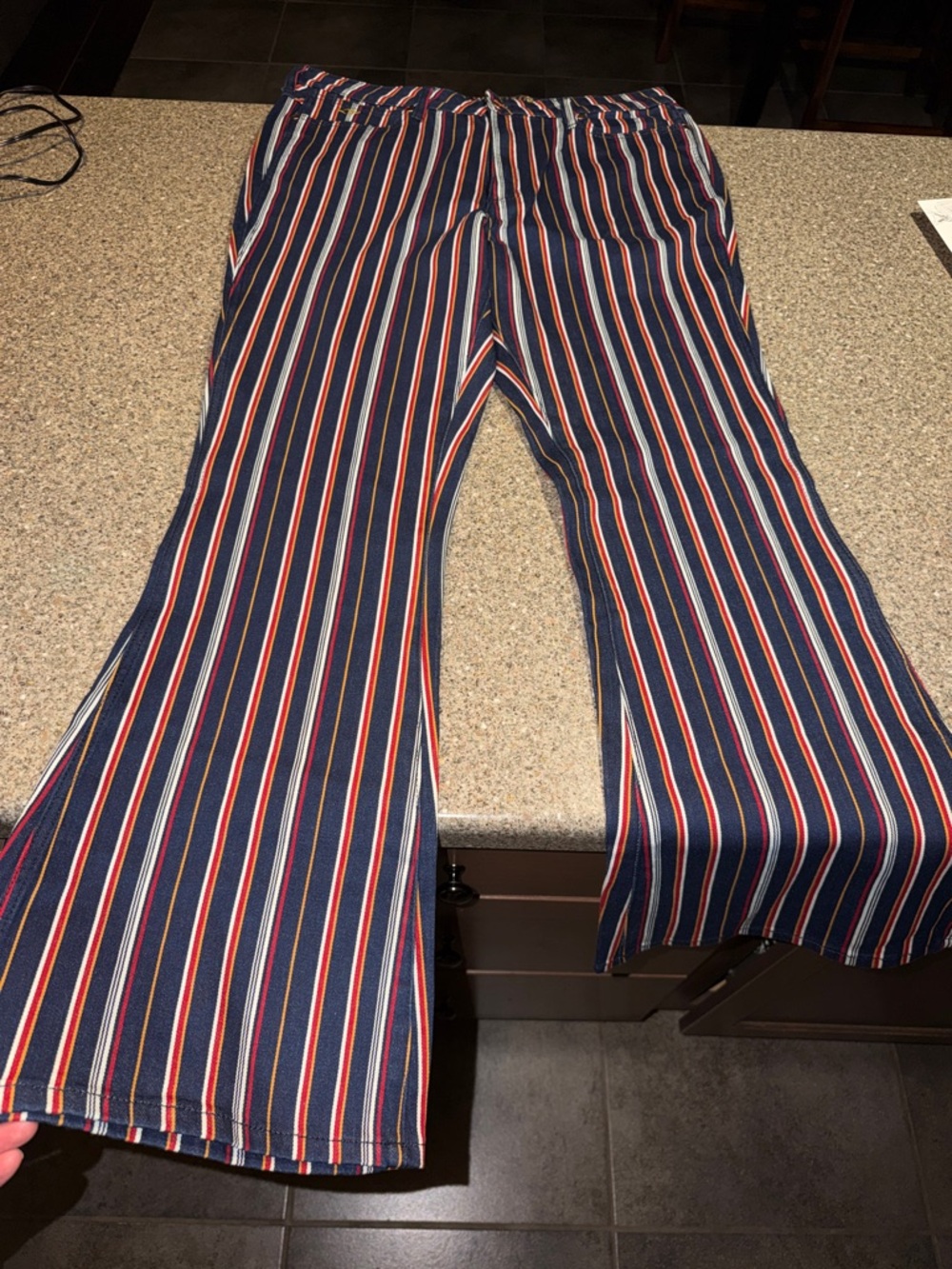 Wrangler Lainey Wilson Striped Jeans Pants - Picture 3 of 4